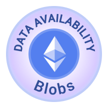Ethereum with blobs badge